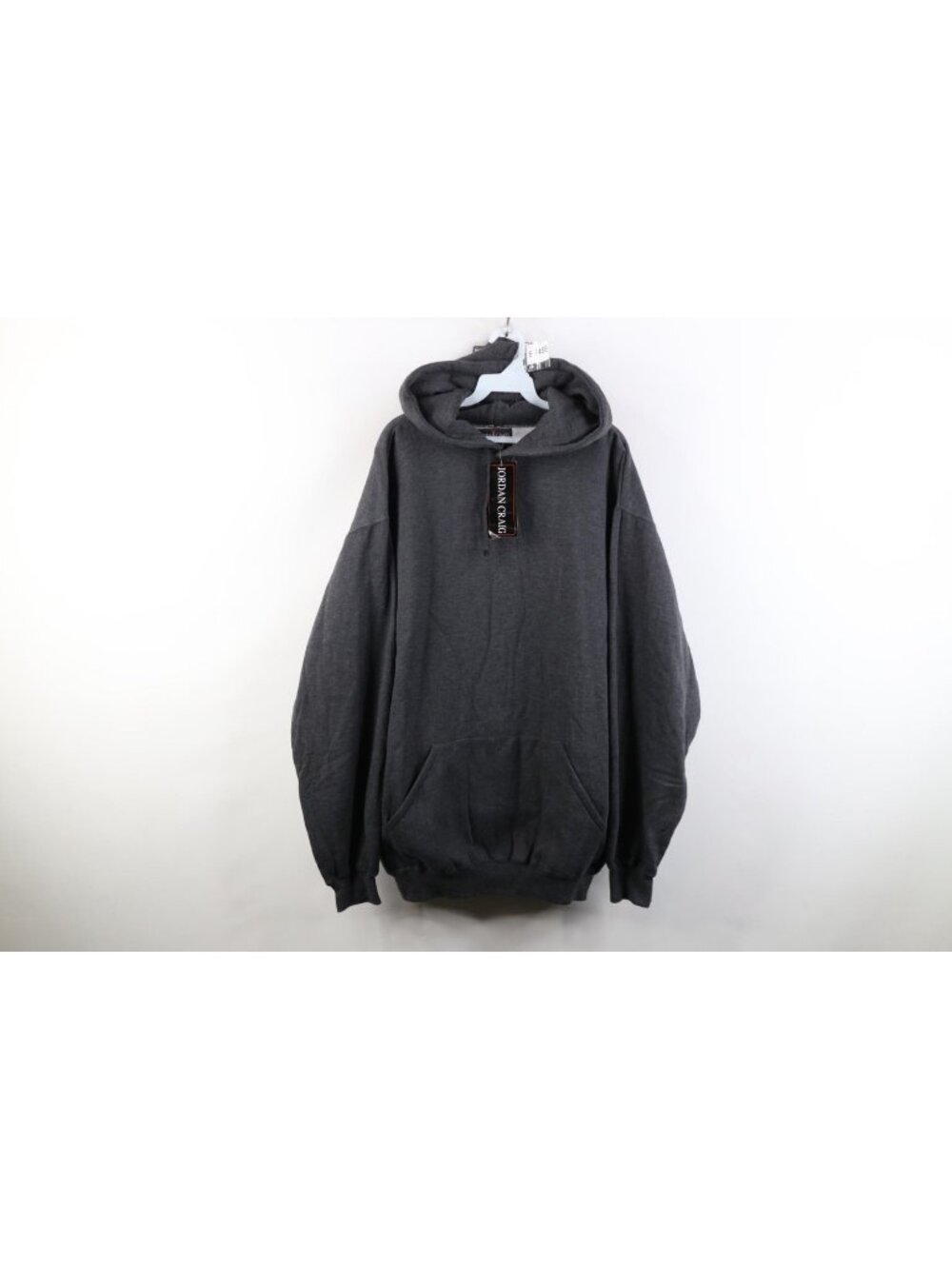 Deadstock Vtg 90s Streetwear Mens XL Blank Baggy Heavyweight Hoodie Sweatshirt